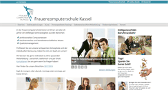 Desktop Screenshot of frauencomputerschule-kassel.de